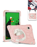 Heavy-Duty Shockproof Kickstand Case for Galaxy Tab A9 Plus / Tab A11 Plus — Pink