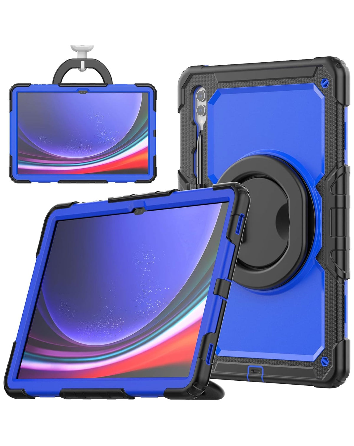 Soft Silicone Full-Body Case for Galaxy Tab S10 Ultra / S9 Ultra / S8 Ultra 14.6 — Blue