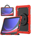 Soft Silicone Full-Body Case for Galaxy Tab S10 Ultra / S9 Ultra / S8 Ultra 14.6 — Red