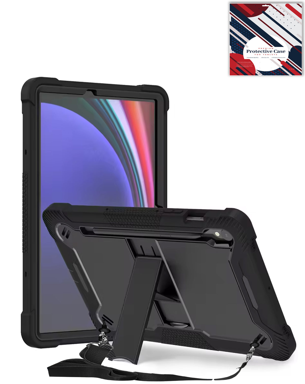 Kickstand Case for Galaxy Tab S11 X730 / X736B — Black