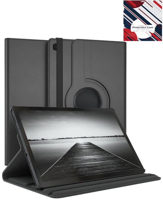 Leather Full-Body Case for Galaxy Tab S6 lite 10.4 — Black