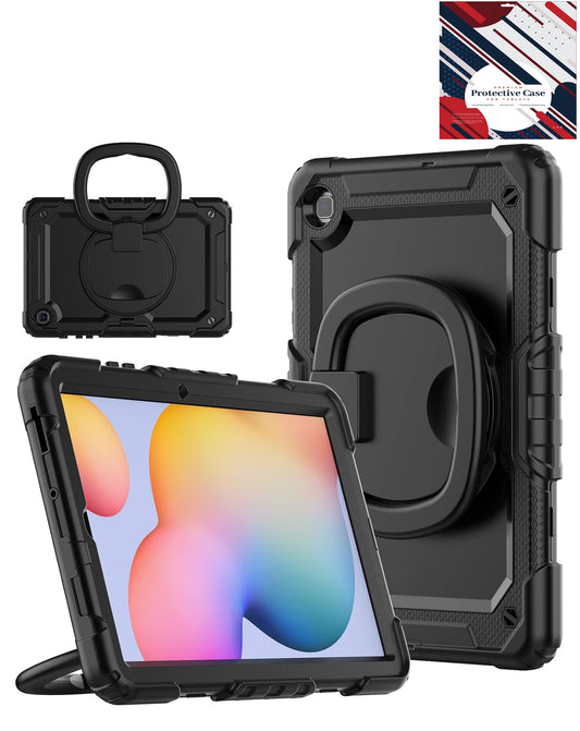 Soft Silicone Full-Body Case for Galaxy Tab S6 lite 10.4 — Black