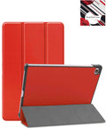 Heavy-Duty Shockproof Kickstand Case for Galaxy Tab S6 lite 10.4 — Red