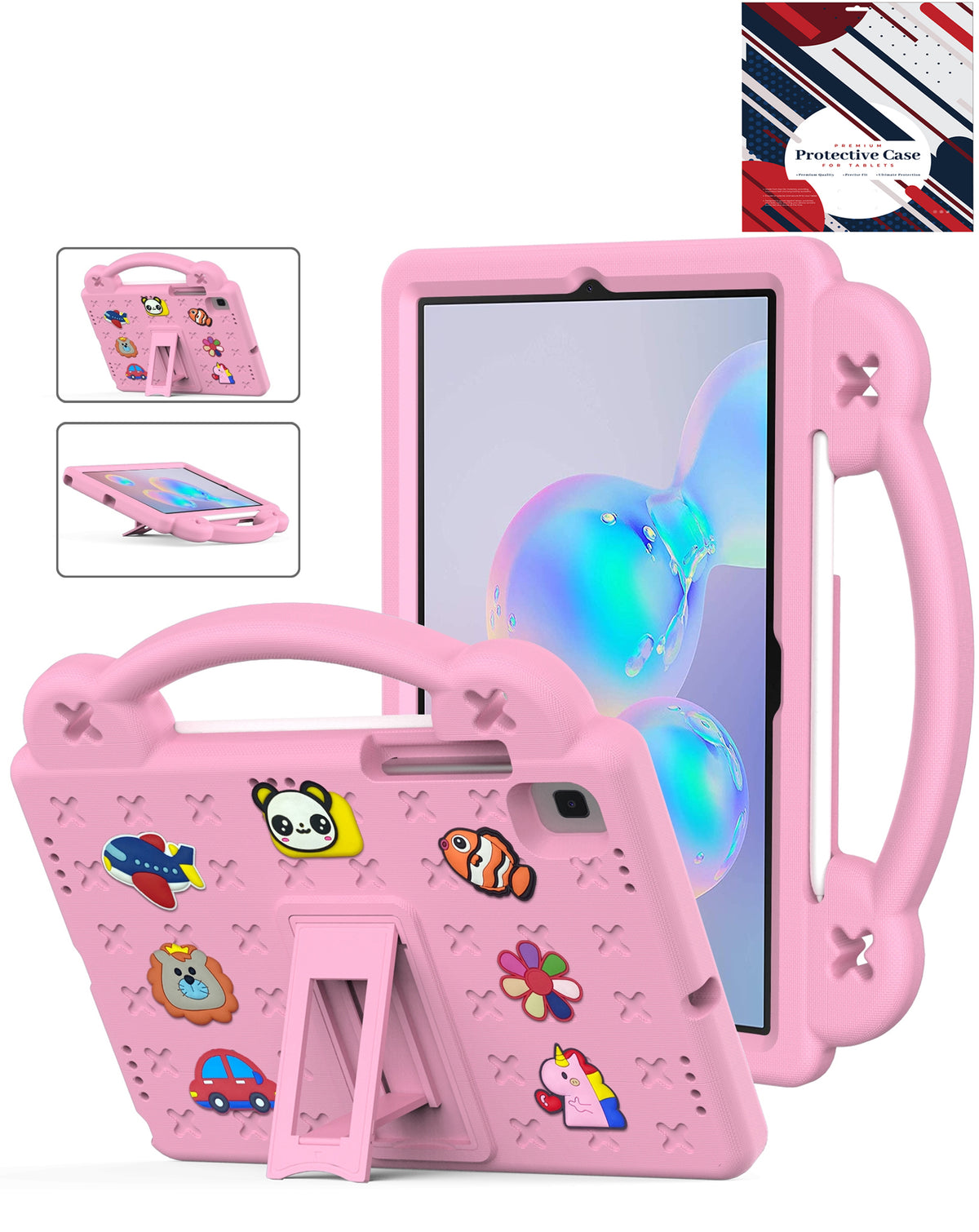 Heavy-Duty Shockproof Case for Galaxy Tab S6 lite 10.4 — Pink