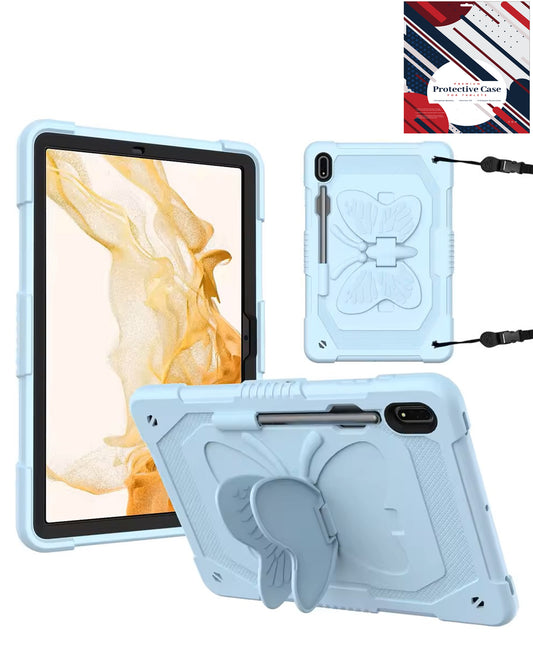 Kickstand Case for Galaxy Tab S9 / Tab S9 FE / Tab S10 FE / Tab S10 Lite — Baby Blue
