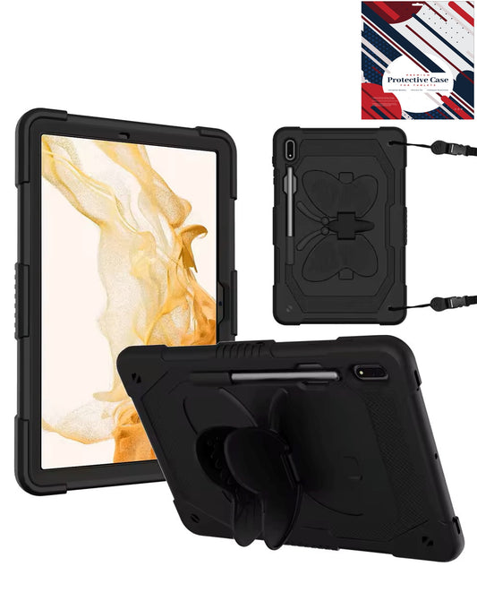 Kickstand Case for Galaxy Tab S9 / Tab S9 FE / Tab S10 FE / Tab S10 Lite — Black