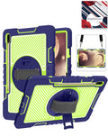 Kickstand Full-Body Case for Galaxy Tab S9 / Tab S9 FE / Tab S10 FE / Tab S10 Lite — Navy Blue