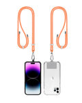 Mobile Phone Straps with Card Holder - Orange — 2ft