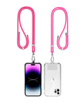 Mobile Phone Straps with Card Holder - Pink — 2ft