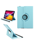 Universal 10" 360 Degree Rotating Leather Case - Light Blue