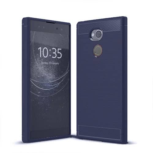 Sonny Xperia XA2 Armor Dual Layer Impact Shockproof Cover-DARK Blue