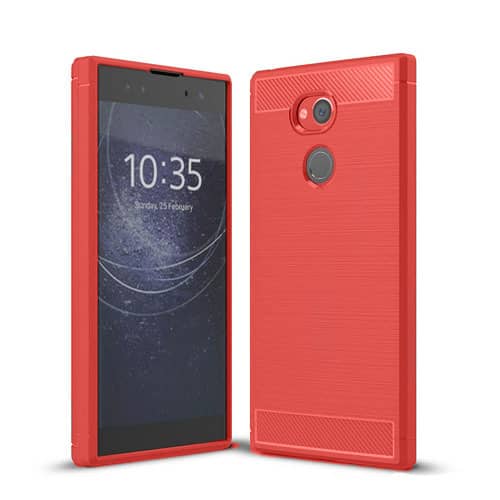 Sonny Xperia XA2 Armor Dual Layer Impact Shockproof Cover -Red
