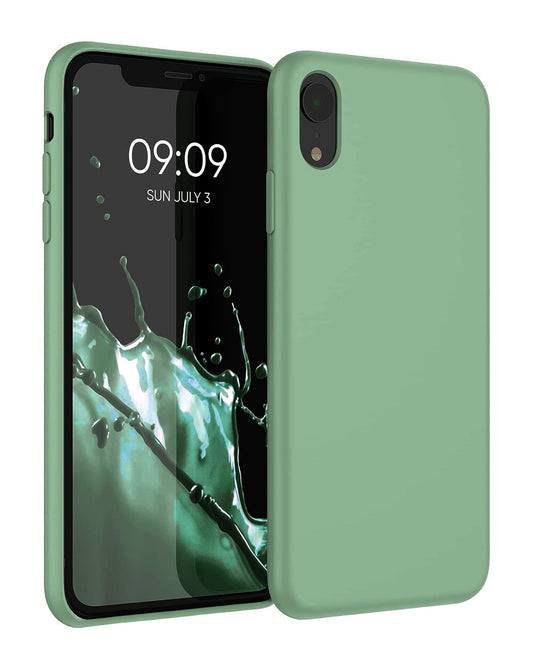 Soft Silicone Case for iPhone XR — Sage Green