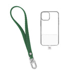Silicone Braided Wrist Lanyard — 0.4ft, Green