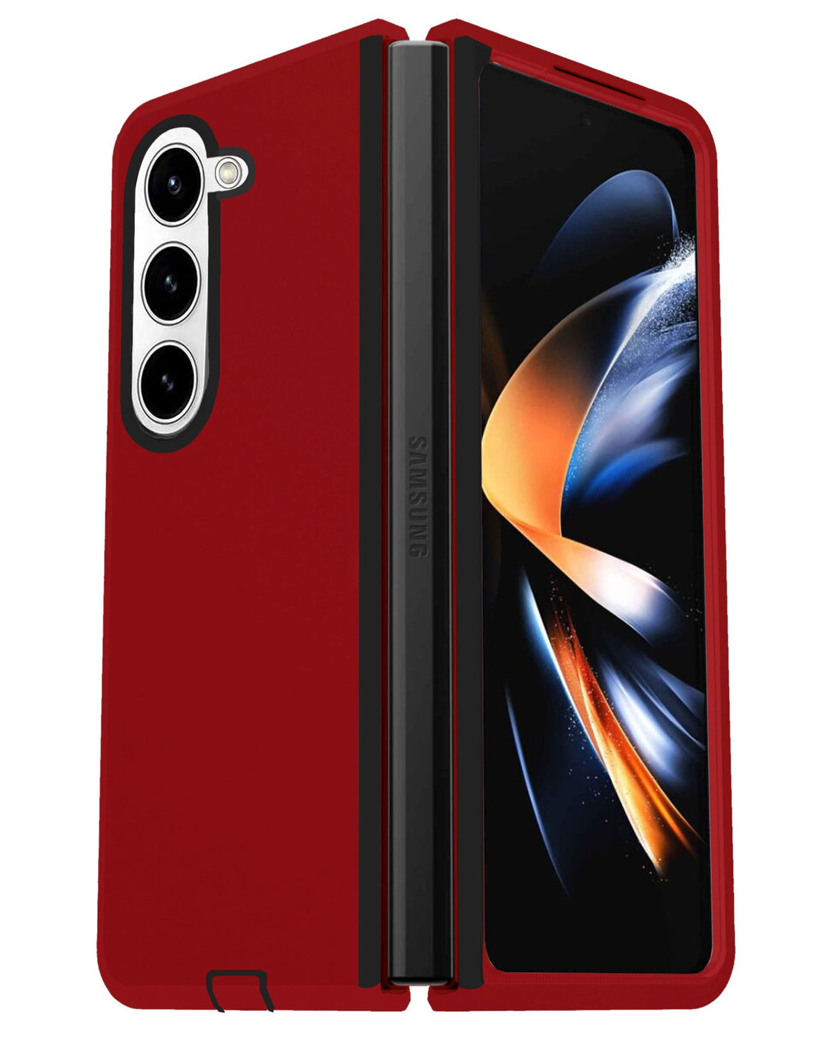 Heavy-Duty Shockproof Case for Galaxy Z Fold 5 — Black