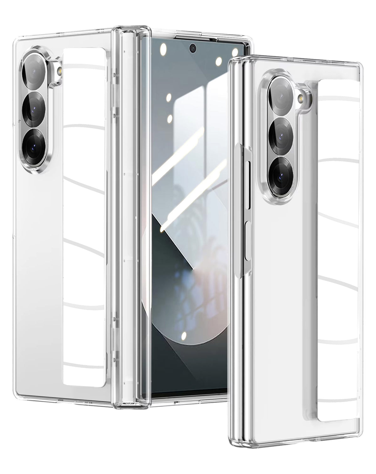Crystal Clear Case for Galaxy Z Fold 8 Ultra / Fold 7 — Clear