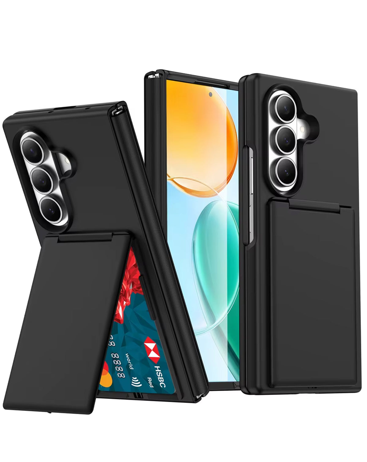 Wallet Case for Galaxy Z Fold 8 Ultra / Fold 7 — Black