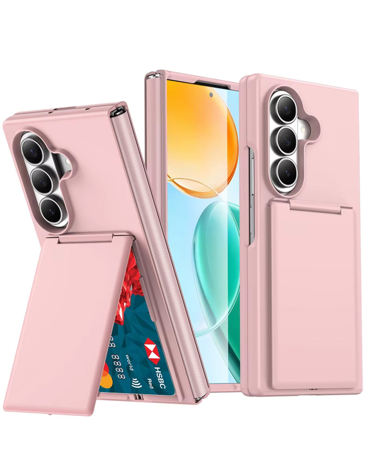 Wallet Case for Galaxy Z Fold 8 Ultra / Fold 7 — Pink