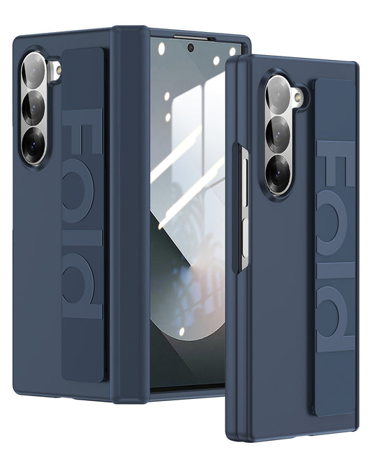 Heavy-Duty Shockproof Kickstand Case for Galaxy Z Fold 8 Ultra / Fold 7 — Blue