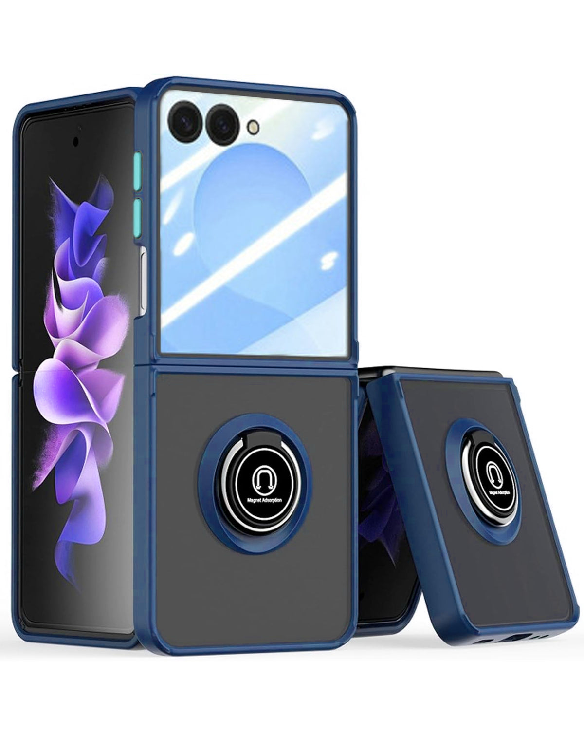 Kickstand Case for Galaxy Z Flip 7 — Navy Blue