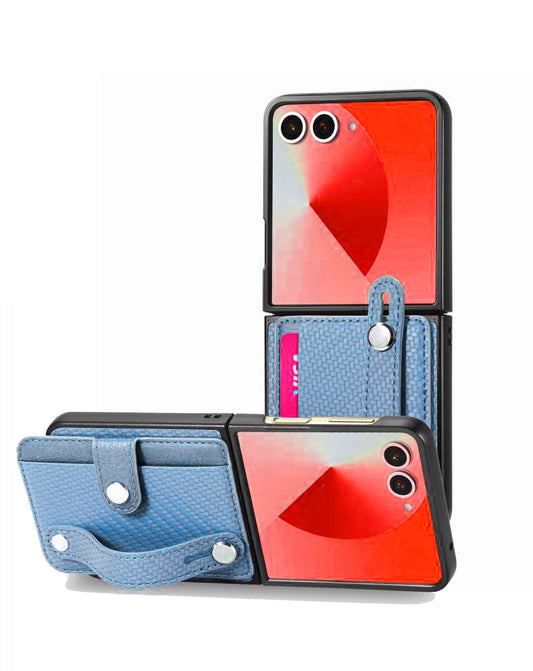 Wallet Case for Galaxy Z Flip 7 — Blue