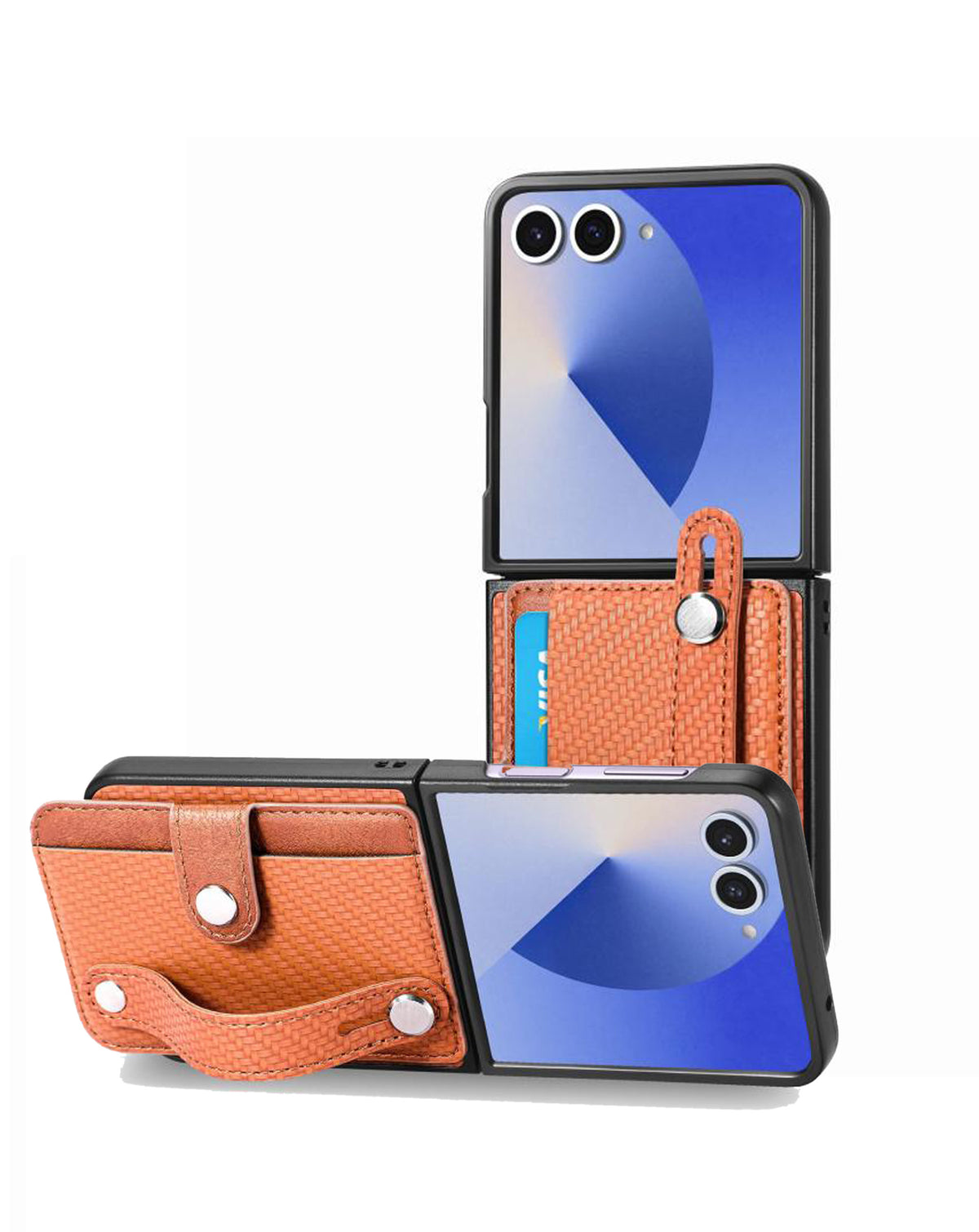 Wallet Case for Galaxy Z Flip 7 — Brown