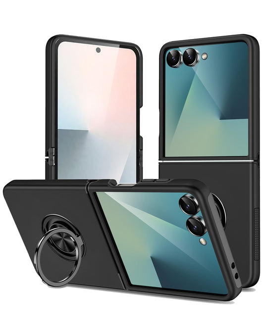 Magnetic Heavy-Duty Shockproof Case for Galaxy Z Flip 8 — Black