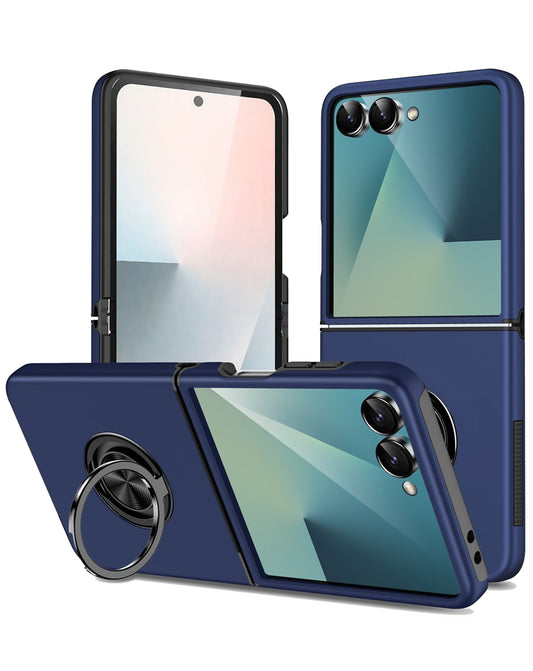 Magnetic Heavy-Duty Shockproof Case for Galaxy Z Flip 8 — Blue