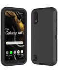 Heavy-Duty Shockproof Case for Galaxy A01 — Black