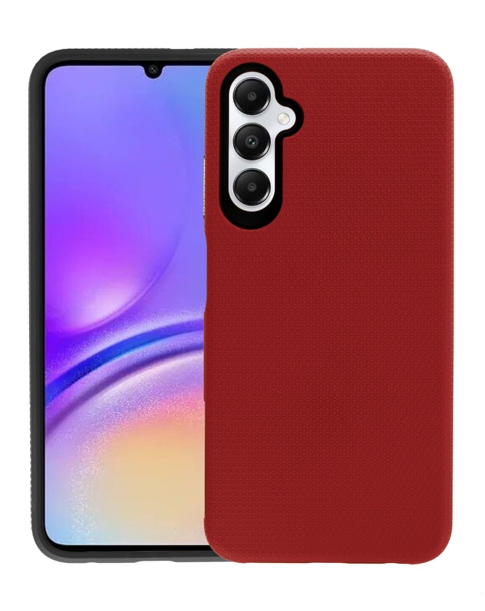 Heavy-Duty Shockproof Case for Galaxy A05S — Red