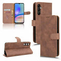 Wallet Leather Case for Galaxy A05S — Brown