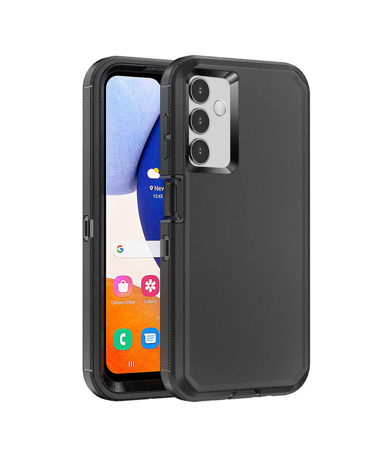 Heavy-Duty Shockproof Case for Galaxy A34 5G — Black