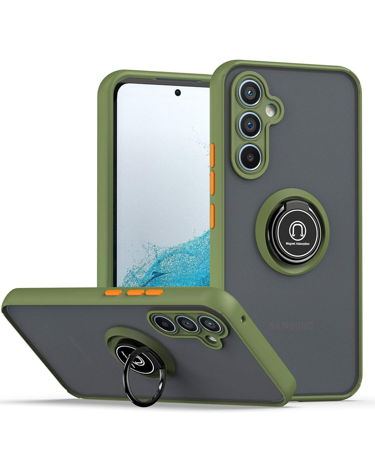 Kickstand Case for Galaxy A35 5G — Navy Green