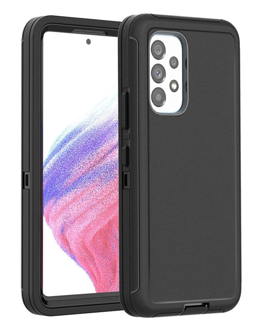 Heavy-Duty Shockproof Case for Galaxy A52 — Black