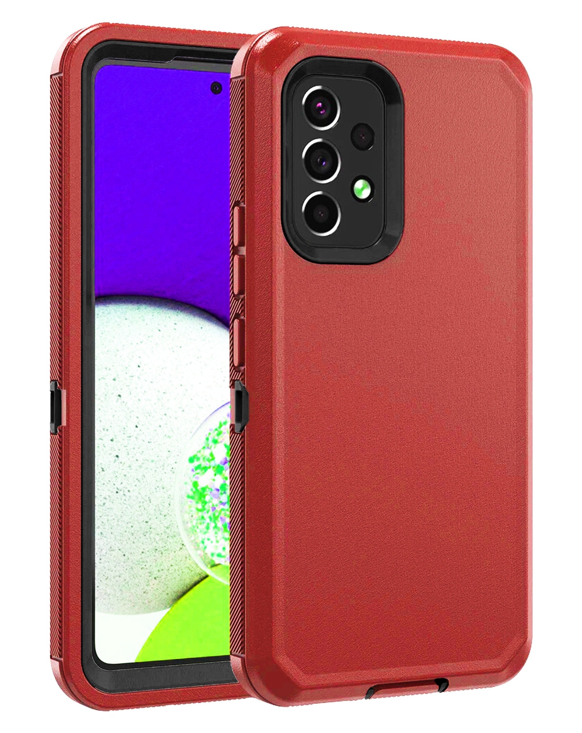 Heavy-Duty Shockproof Case for Galaxy A53 — Black