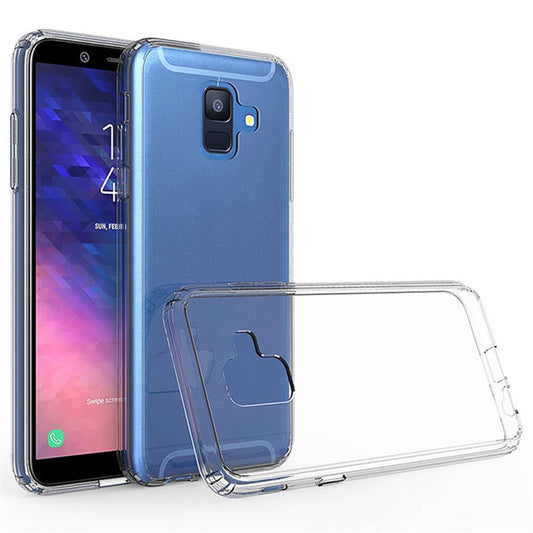 Crystal Clear Case for Galaxy A6 A600 — Clear