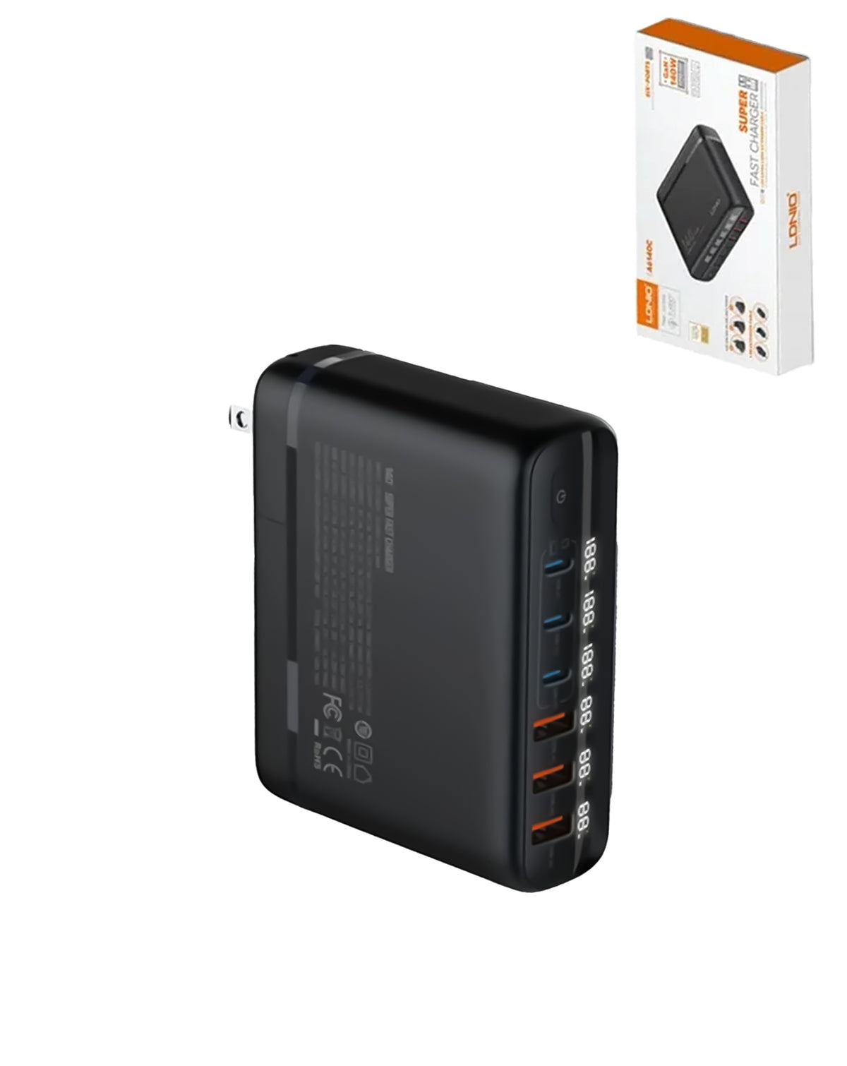 LDNIO A6140C 3x USB-C+A GaN Super Fast Desktop Charger — 140W
