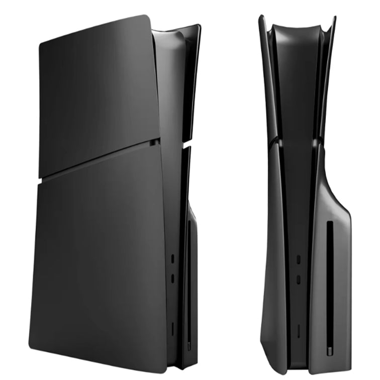 Faceplate Cover for PlayStation 5 Slim Disc Edition — Black, 4 Piece Set, NO Logo