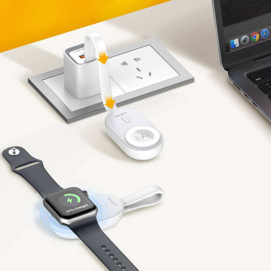 LDNIO AW005 Watch Wireless Mobile Charger — 1200 mAh / 2.5W
