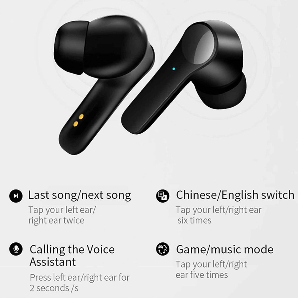Control True Wireless Earbuds - Green