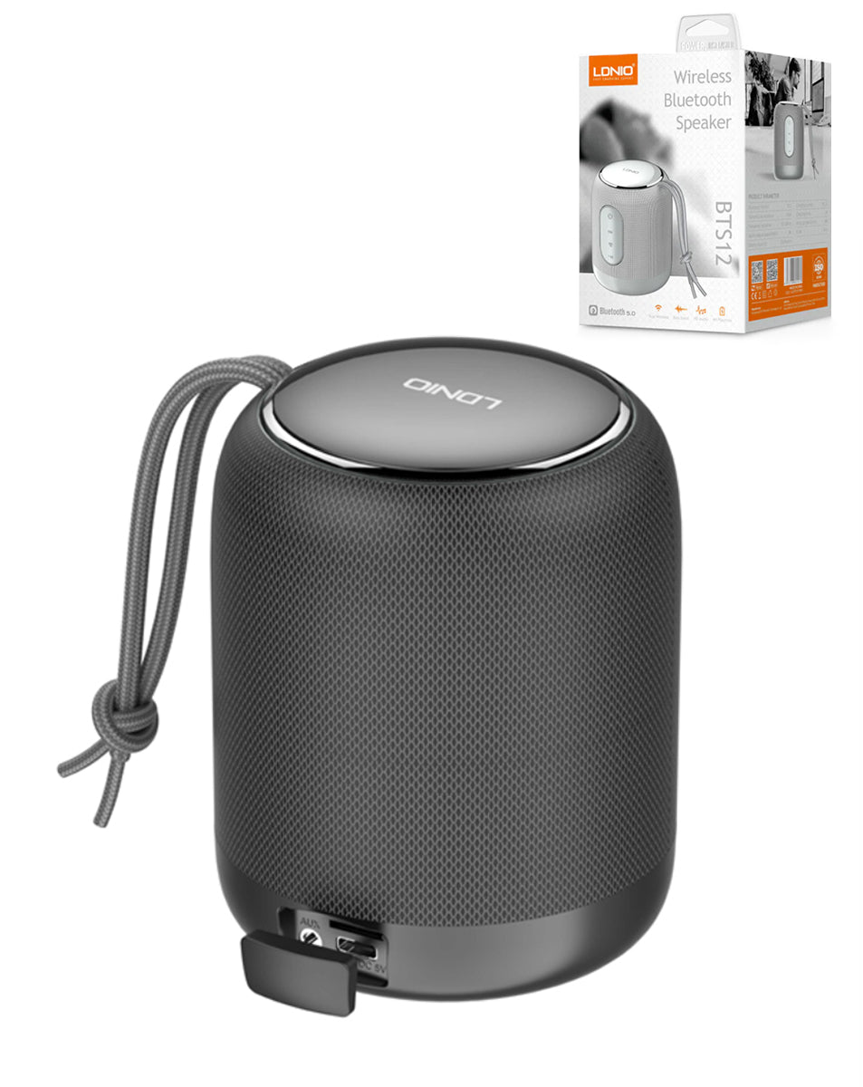 LDNIO BTS12 Bluetooth 5.0 Wireless Speaker — 2000 mAh, Black