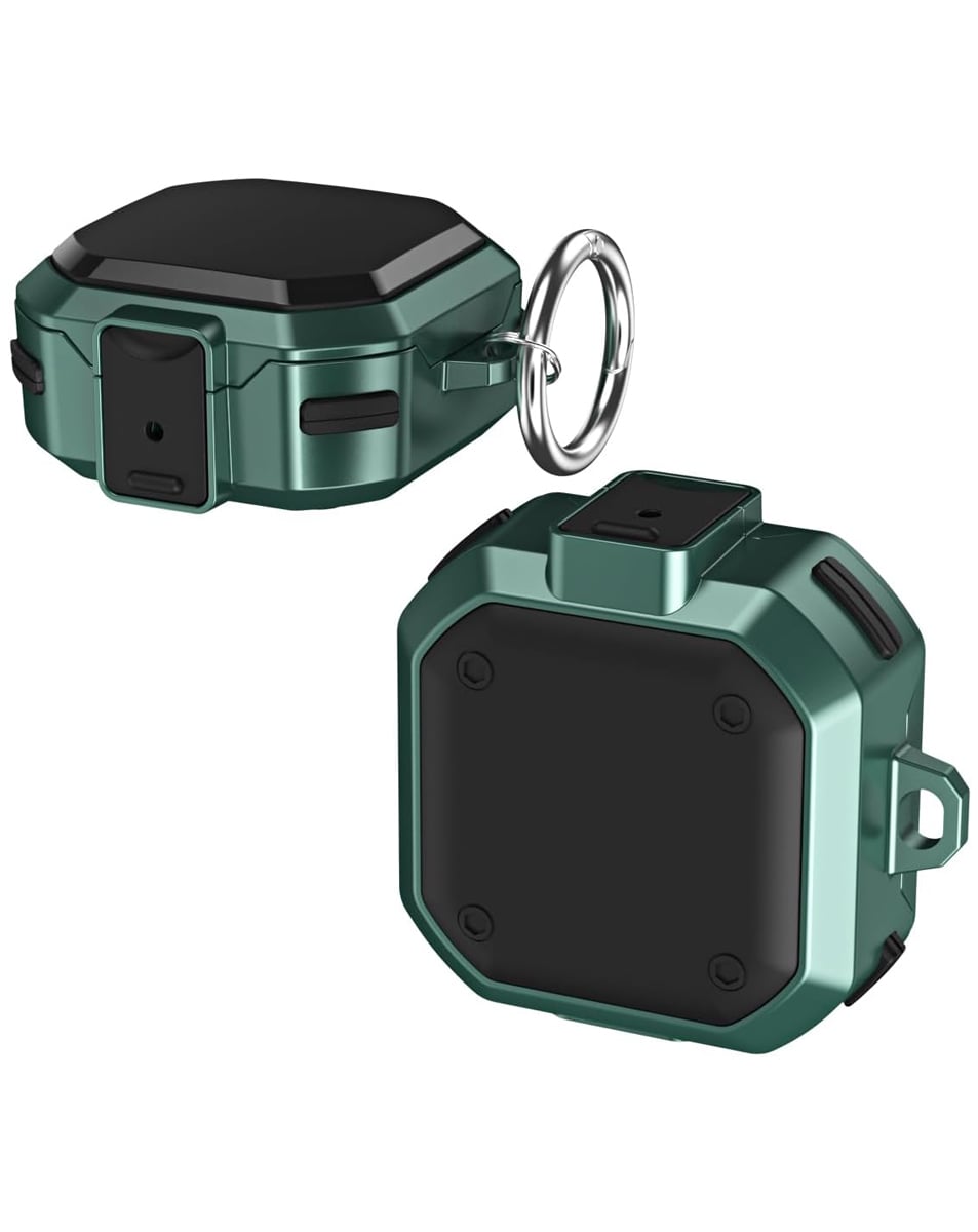 Heavy-Duty Shockproof Case for Galaxy Buds Pro / Buds 2 Pro / Buds 2 / Buds FE / Buds Live — Green