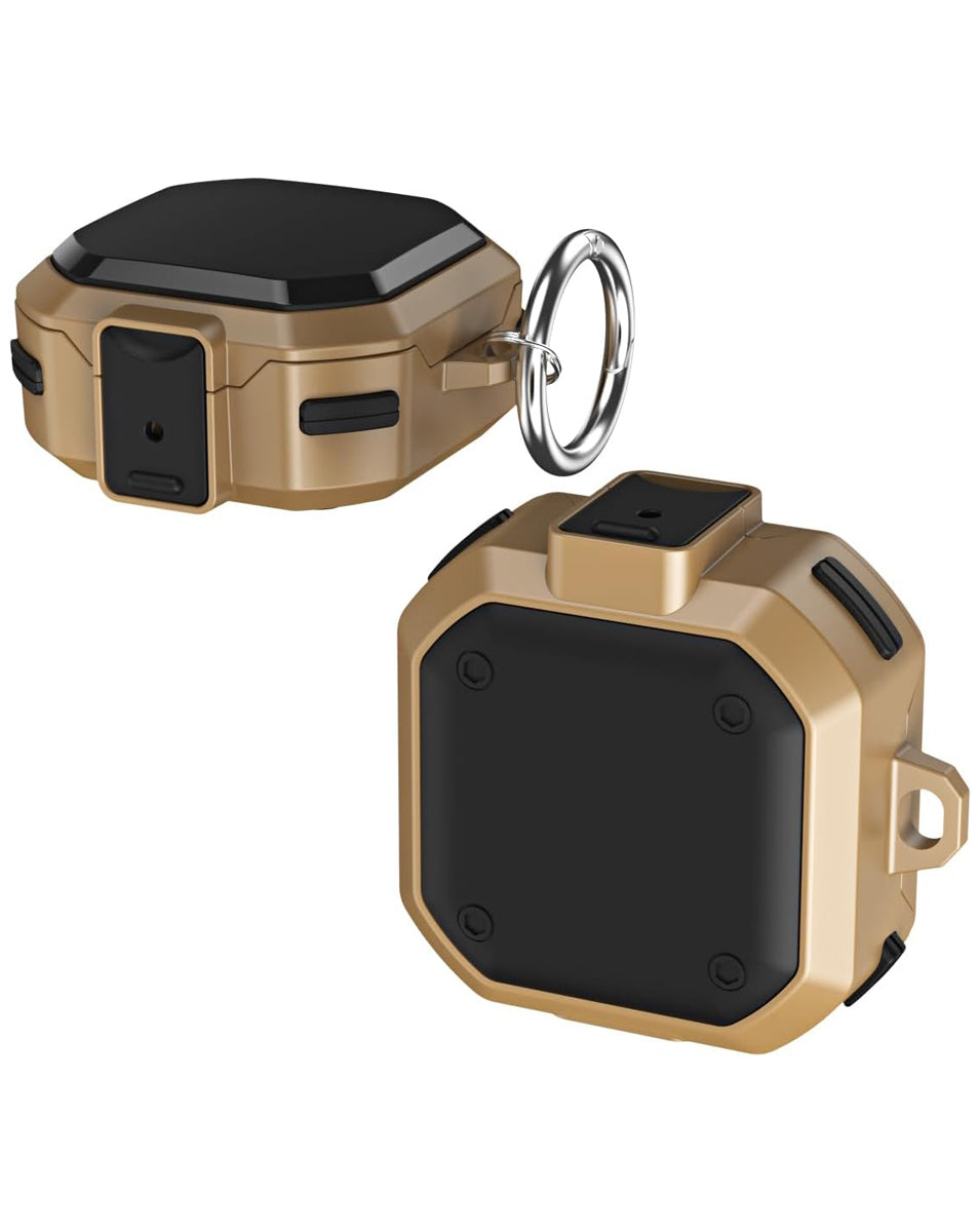 Heavy-Duty Shockproof Case for Galaxy Buds Pro / Buds 2 Pro / Buds 2 / Buds FE / Buds Live — Rose Gold