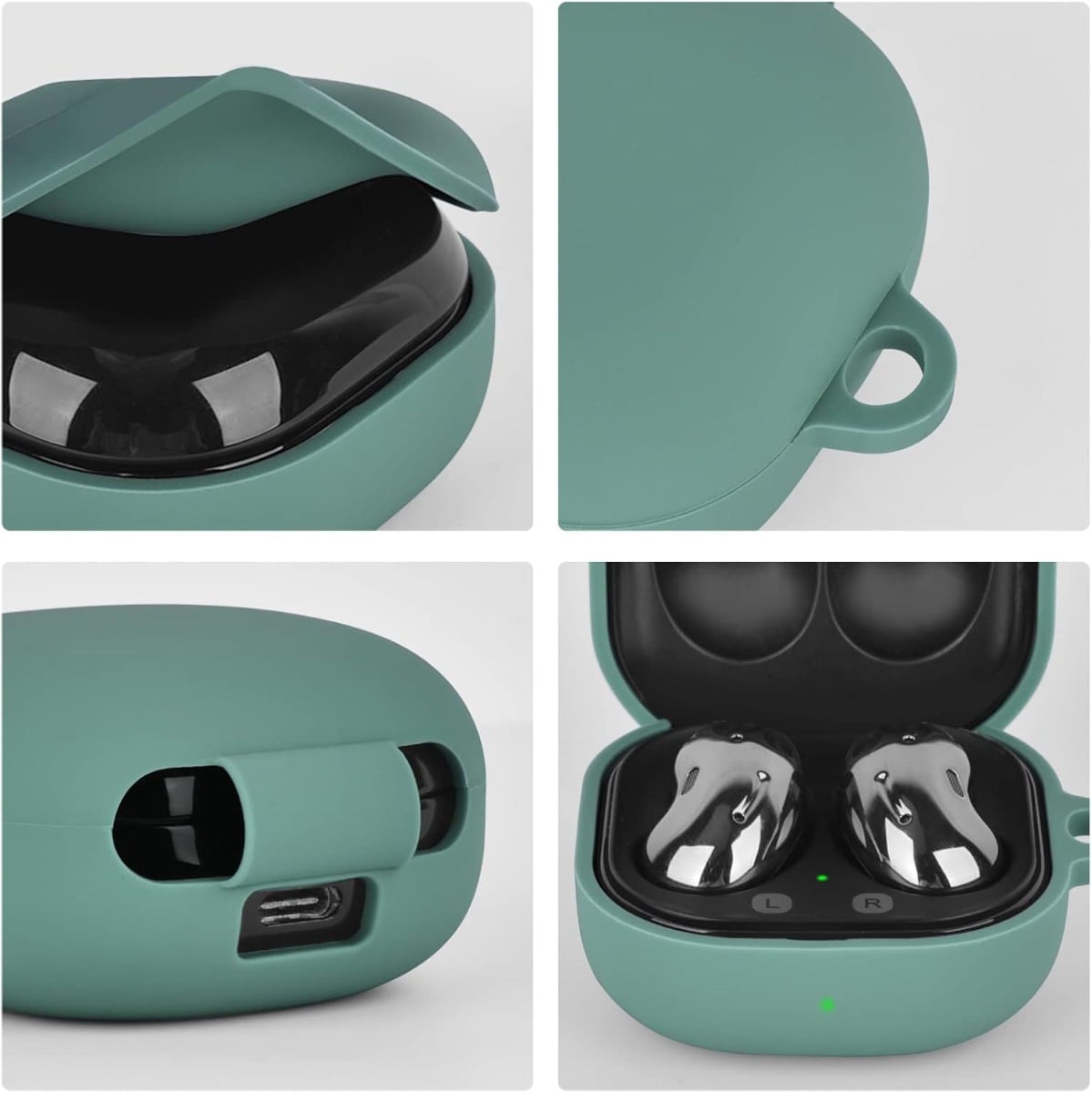 Protective Case for Galaxy Buds Pro / Buds 2 Pro / Buds 2 / Buds FE / Buds Live — Green