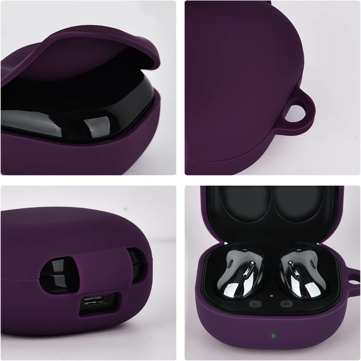 Protective Case for Galaxy Buds Pro / Buds 2 Pro / Buds 2 / Buds FE / Buds Live — Purple
