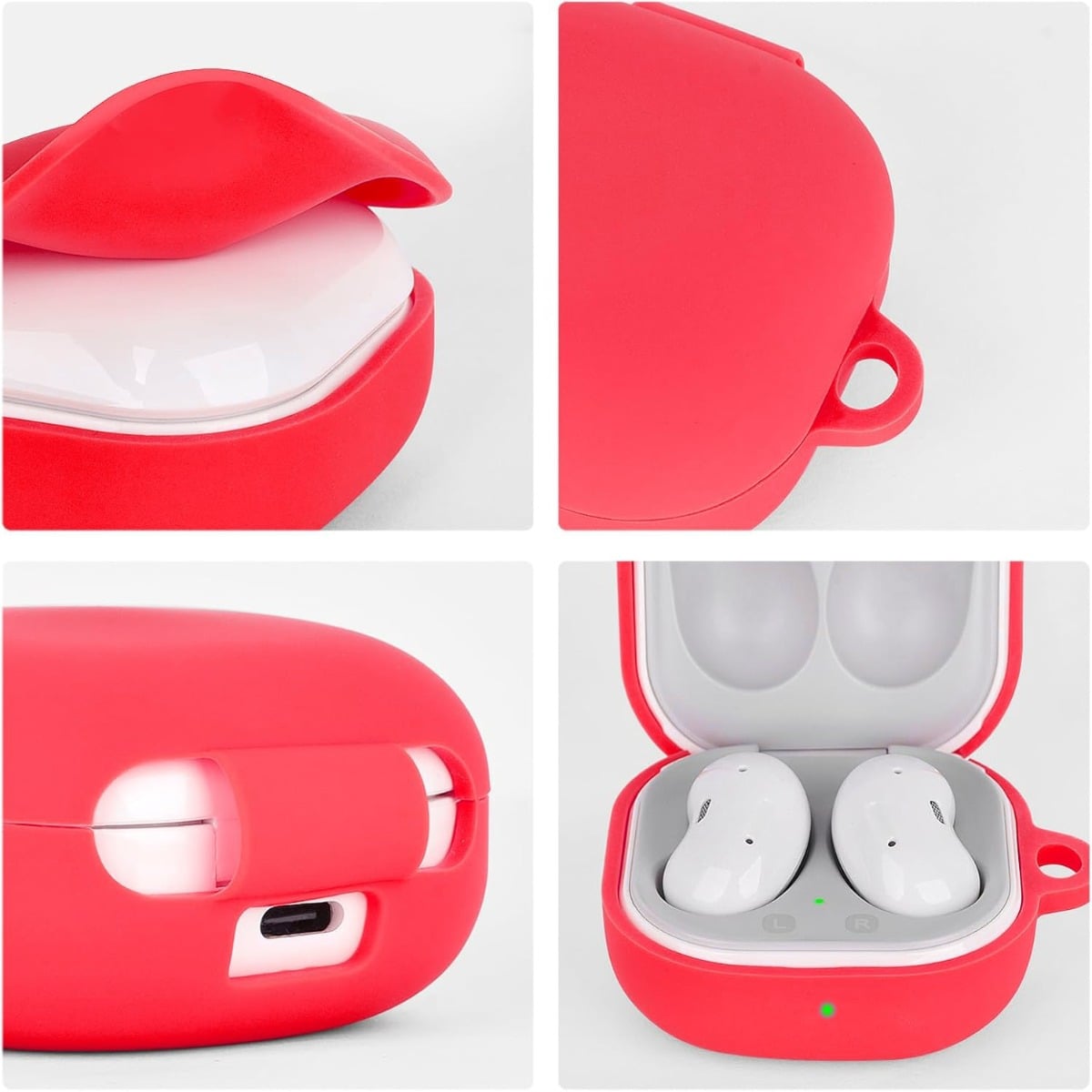 Protective Case for Galaxy Buds Pro / Buds 2 Pro / Buds 2 / Buds FE / Buds Live — Red