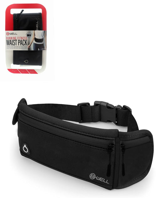 Running Fitness Waist Pack - Black