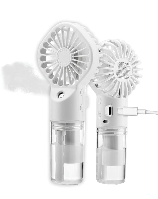 Bytech Handheld Spray Fan — White