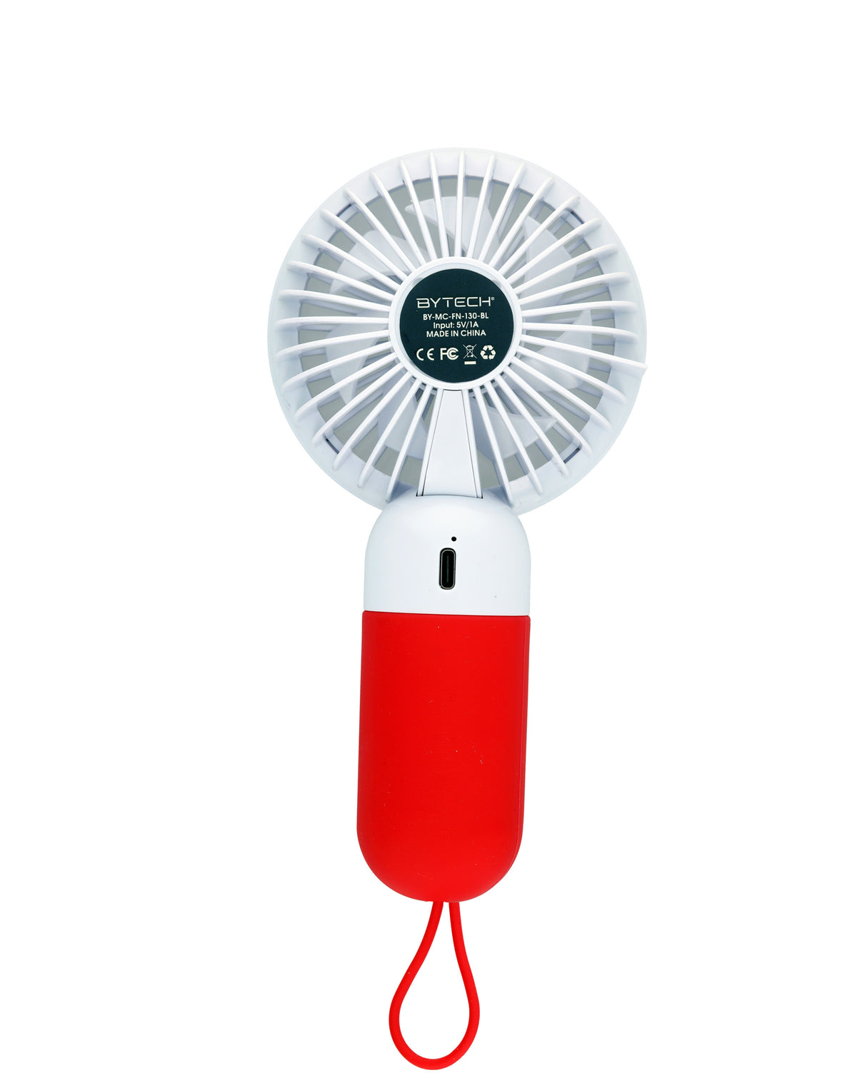Bytech Handheld Fan w/ Re-Chargeable — Blue