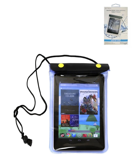 Bytech Universal 7" / 8" Waterproof Tablet Pouch - Black